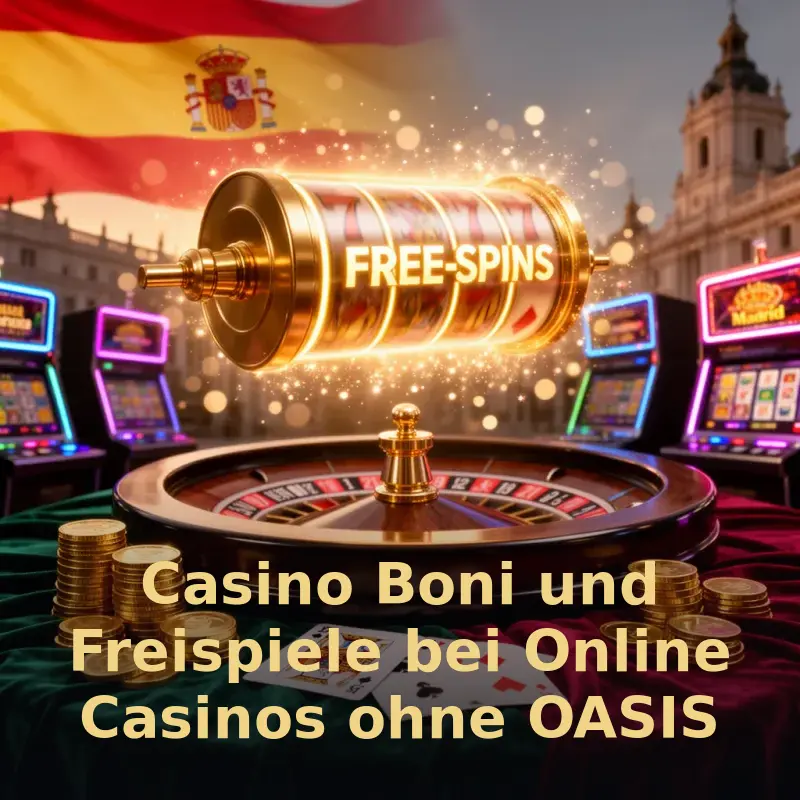 Casino Boni und Freispiele bei Online Casinos ohne OASIS